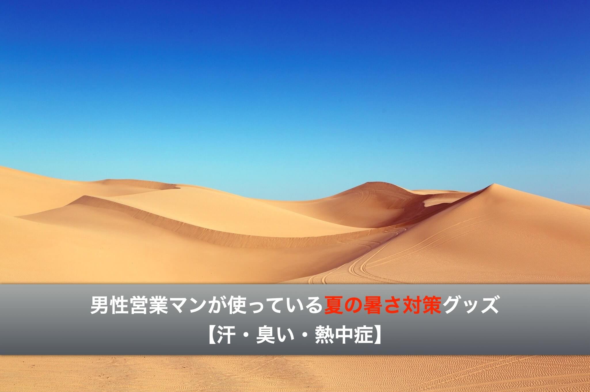 男性営業マンが使っている夏の暑さ対策グッズ 汗 臭い 熱中症 吉之助 Blog