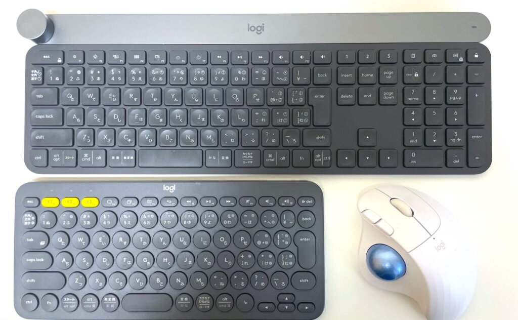 【Logicool CRAFT KX1000sをレビュー】ワイヤレスなキーボードで使いやすい